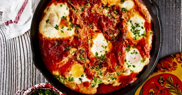 Shakshuka recipe, Blue Stallion Farm