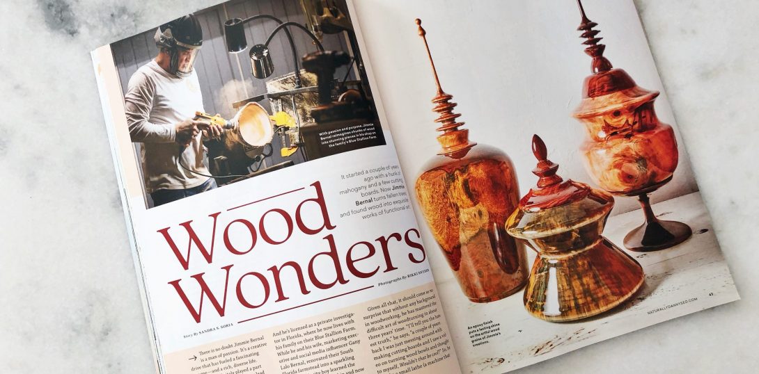 JB Woodworking Feature in Naturally, Danny Seo Magazine