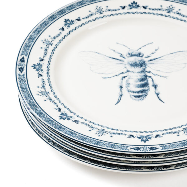 Dinner Plates Set of 4 Blue