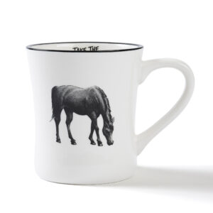 BLACK & WHITE ROCKY Mug