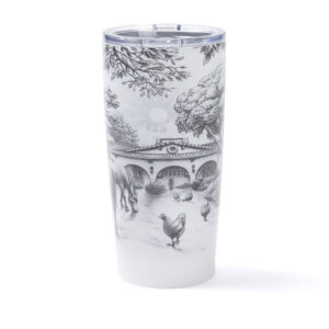 BLACK & WHITE FARM ILLUSTRATION Tumbler