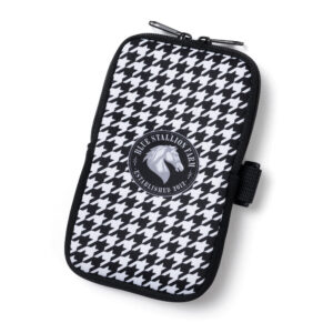 BLACK & WHITE HOUNDSTOOTH Tumbler Pouch